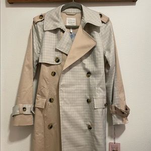 Long Avec Les Filles Trench Coat